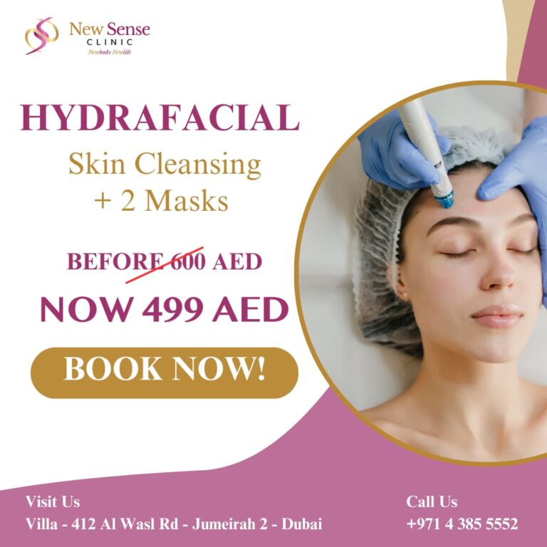 Hydrafacial + skin cleansing+ 2 masks