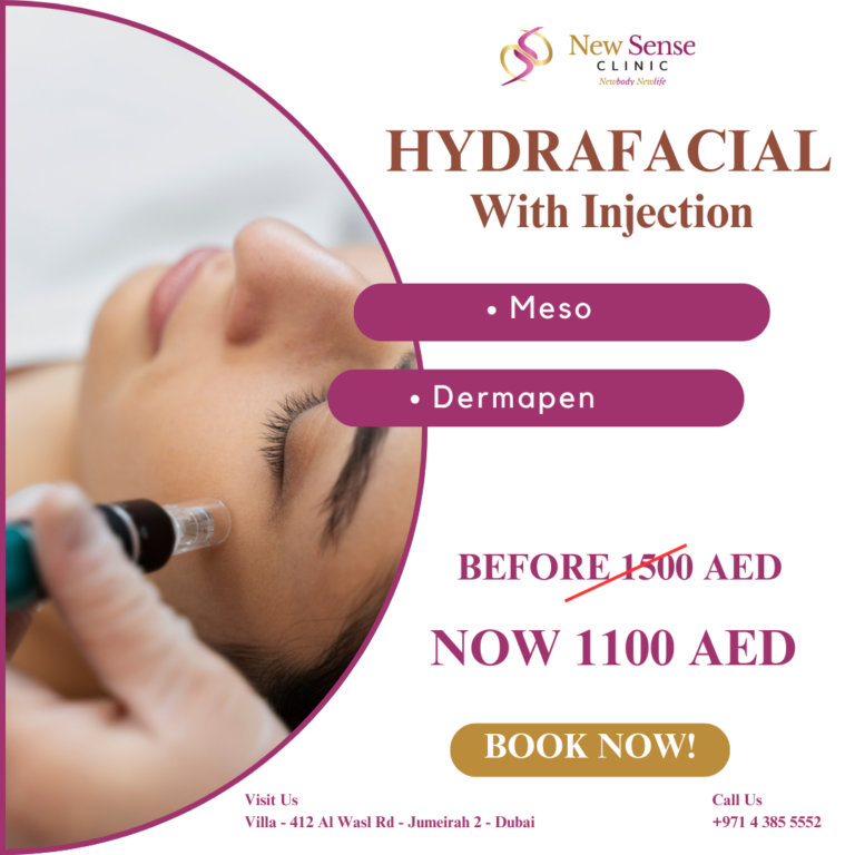 Hydrafacial + skin cleansing+ Meso + Dermapen (with injection)