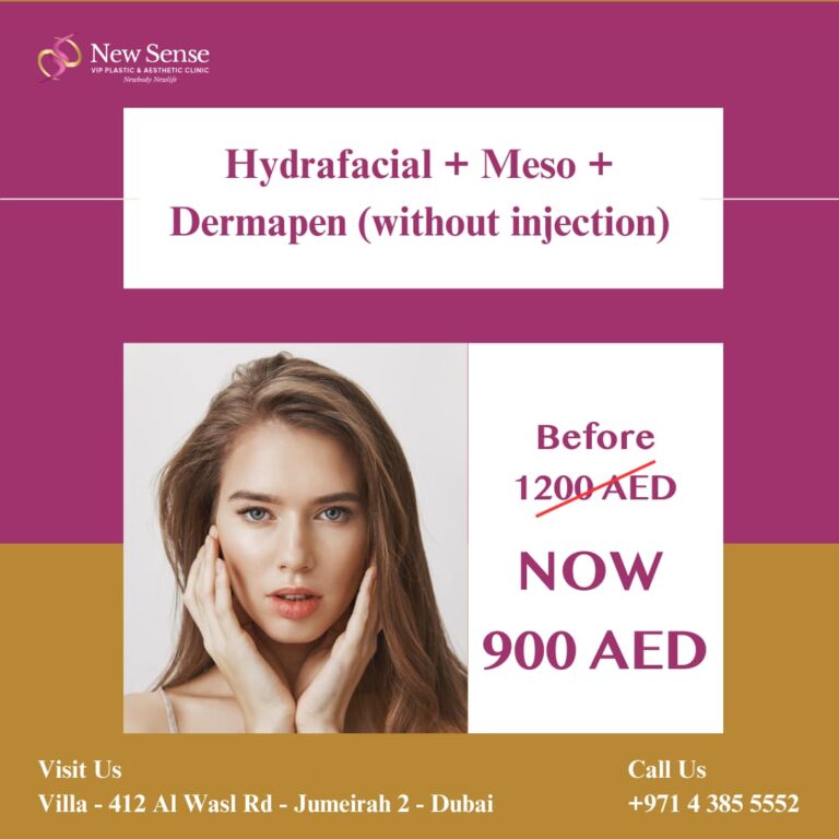 Hydrafacial + skin cleansing+ Meso + Dermapen (without injection)